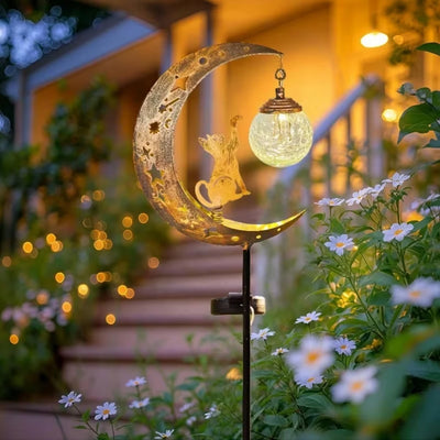 Lampe Solaire Hibou Globe en Verre Allée