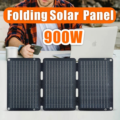 Panneau Solaire Pliable 900W Camping USB
