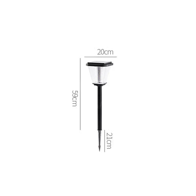 Borne Solaire de Pelouse LED Étanche pour Jardin