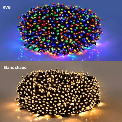 Guirlande Solaire Extérieure LED Étanche Charge Rapide Jardin