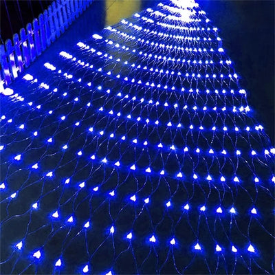 Filet Lumineux Solaire LED 3x2 m et 6x4 m Noël