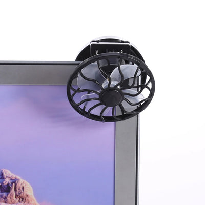 Ventilateur Solaire à Clipser Portable Voyage et Pêche