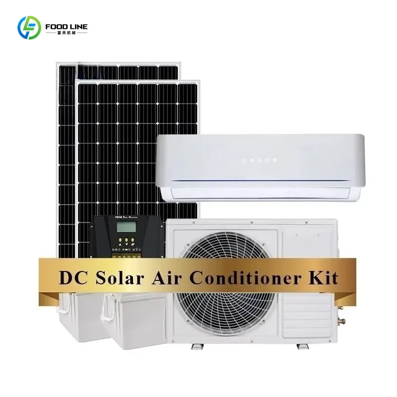 Climatiseur Solaire Domestique 48V DC 100% Hors Réseau