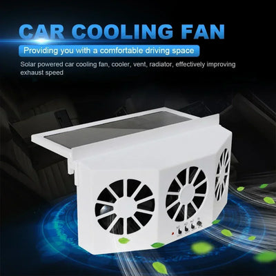 Ventilateur Solaire de Voiture 3 Têtes