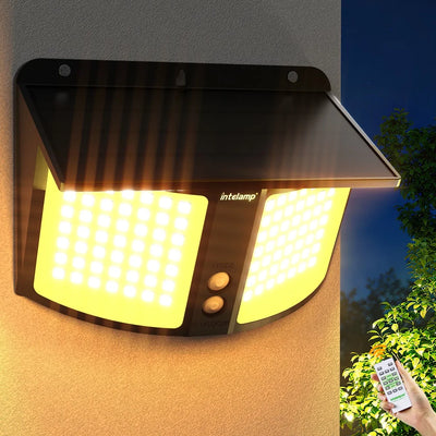 Projecteur Solaire à Détecteur Radar Télécommandé