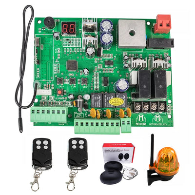 Carte de Commande Portail Battant Solaire 12V 24V