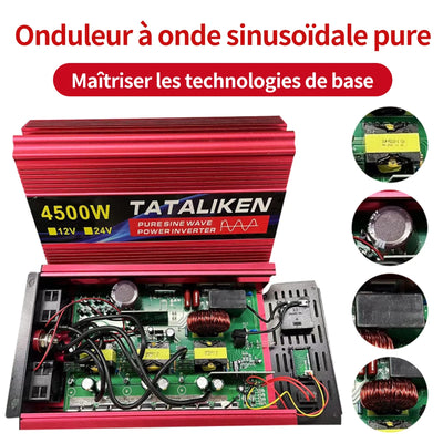Convertisseur Solaire Onde Pure 8000W 12V/24V
