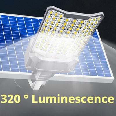 Lampadaire Solaire Extérieur Puissant LED Allée Parking