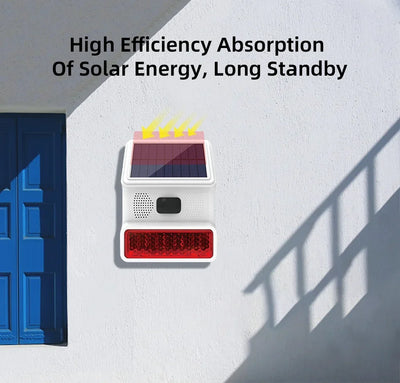 Alarme Solaire Extérieure Sans Fil 433 MHz