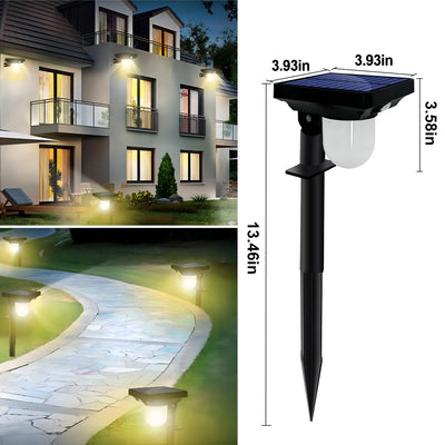 Borne Solaire Extérieur Détecteur de Mouvement pour Allée