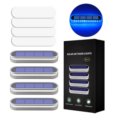 Lumière Solaire de Marche 30 LED Adhésive, Étanche – 2 à 6 Pièces