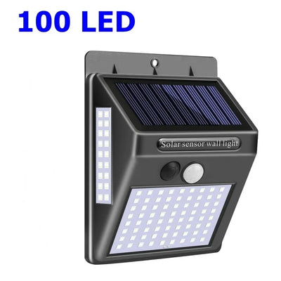 Applique Murale Solaire Extérieur Détecteur de Mouvement 118 LED