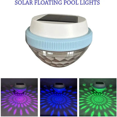 Lampe Solaire Flottante de Piscine et Étang LED RGB