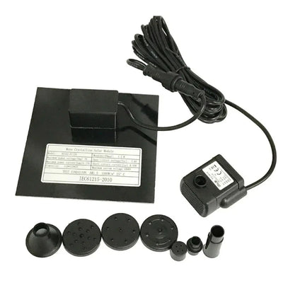Kit Fontaine Solaire Miniature 1,4 W pour Jardin