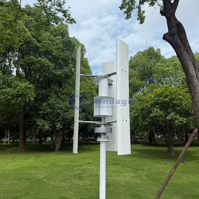 Éolienne Verticale 5 kW à 10 kW 12V 24V 48V MPPT Hybride