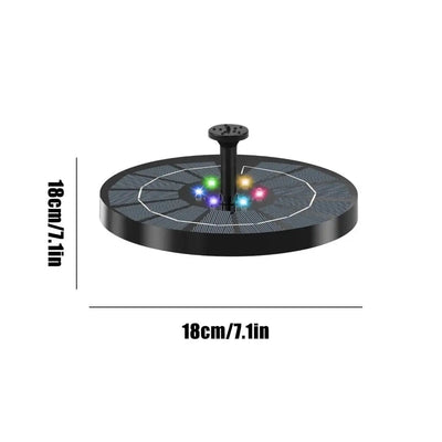 Fontaine Solaire Flottante à LED pour Bassin et Patio