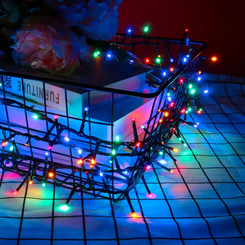 Guirlande Solaire LED Étoilée Étanche pour Fête et Noël