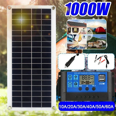 Panneau Solaire 12V Monocristallin avec Contrôleur