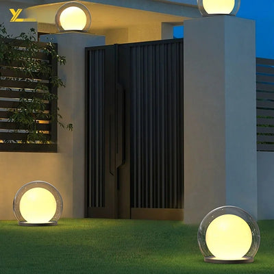 Applique Solaire Murale Lune Lumineuse de Jardin