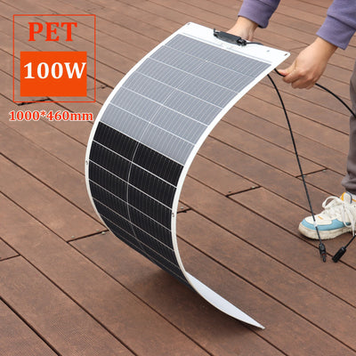 Panneau Solaire Flexible 12V ETFE et PET 95W à 400W