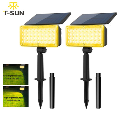 Applique Murale Solaire 36 LED Extérieure Jardin IP65
