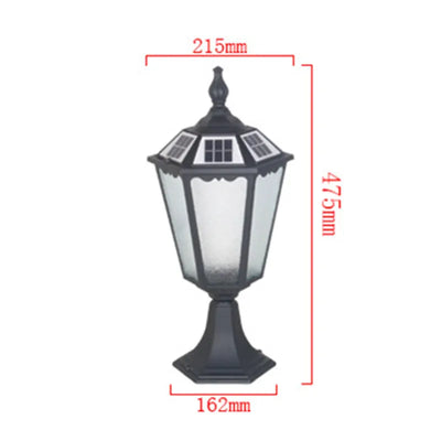 Lampadaire Solaire de Jardin Style Antique
