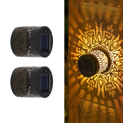 Lampe Murale Solaire Projecteur Étanche Jardin Terrasse Allée