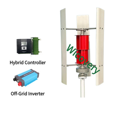 Éolienne Verticale Maglev 5 kW à 10 kW 220V Faible Bruit