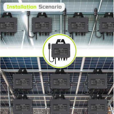 Micro-Onduleur Solaire 800W WiFi Étanche IP67