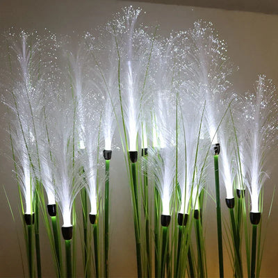 Piquet Solaire Jardin Roseau Lumineux LED Étanche