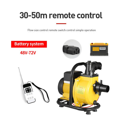 Pompe Solaire à Fréquence Variable 24V 48V 72V Haute Pression