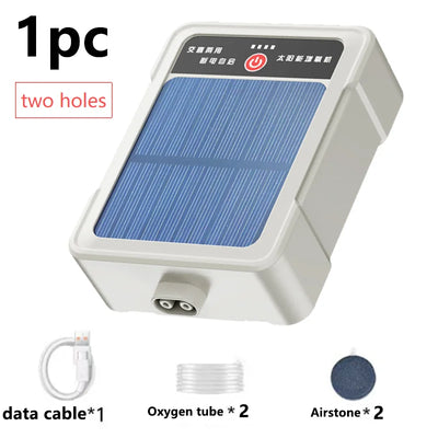 Pompe à Oxygène Solaire Silencieuse pour Bassin et Pêche