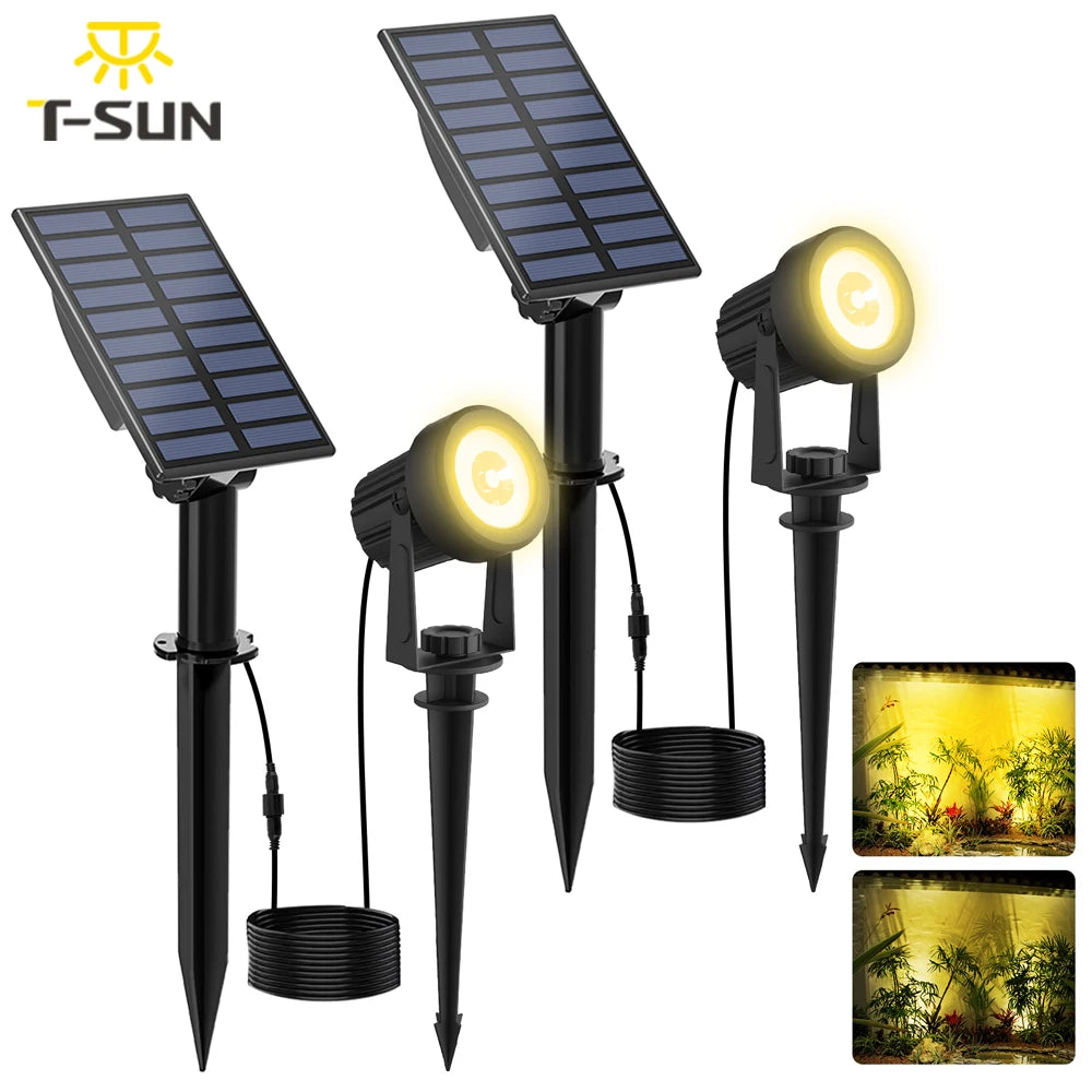 Projecteur solaire extérieur LED étanche IP65