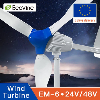 Générateur Éolien 5000W 24V et 48V pour Maison