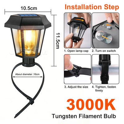 Lampe Solaire Piscine LED Étanche IP65 Sol Décoration Jardin