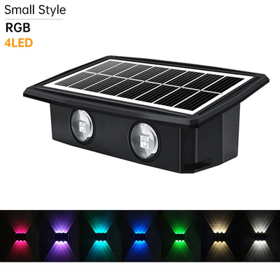 Applique Murale Solaire LED Décorative Étanche Clôture Escalier