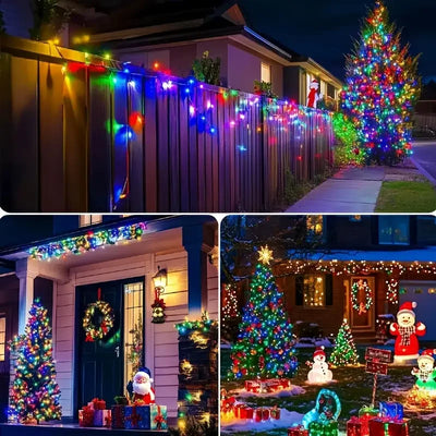 Décoration Solaire Noël Extérieur Étanche pour Jardin