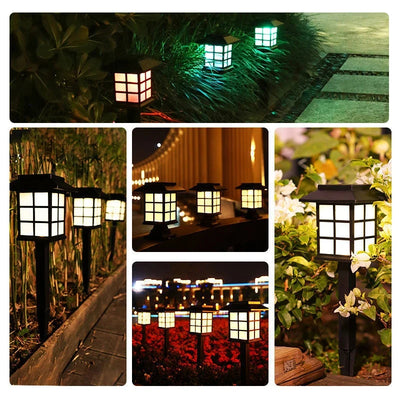 Balise Solaire d'Allée LED Lot de 8 Allumage Automatique