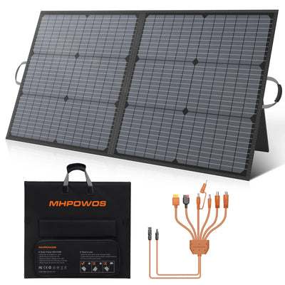Panneau Solaire Portable Pliable Étanche Camping Camping-Car