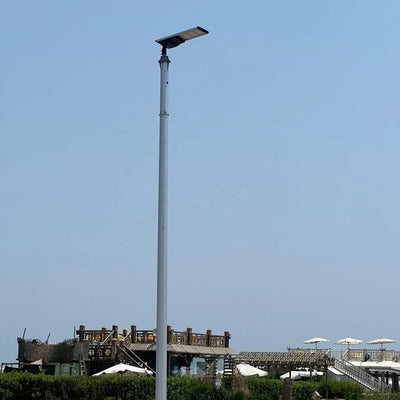 Lampadaire Solaire LED Aluminium Tout-en-Un 40W, Étanche IP66