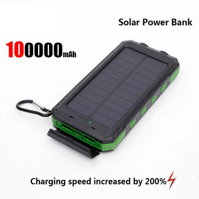 Chargeur Solaire 200000mAh Grande Capacité