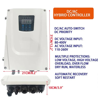 Pompe Solaire Submersible Hybride 2 CV Irrigation Agricole