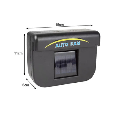 Ventilateur Solaire de Vitre Refroidisseur de Pare-Brise