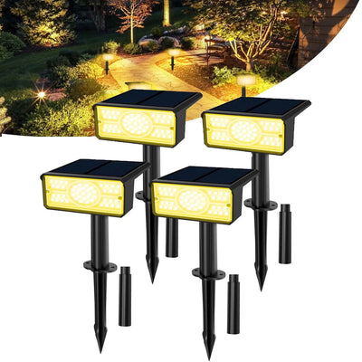 Projecteur Solaire Arbre LED 3000K IP65 Paysage Jardin
