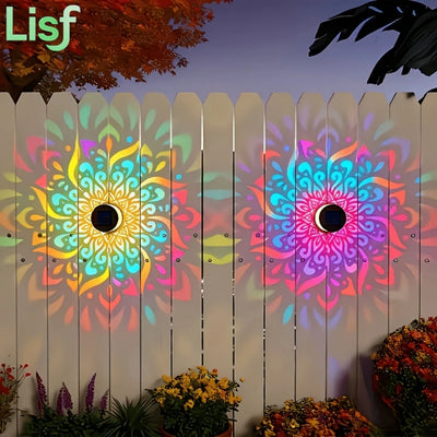 Lampe solaire décorative Mandala pour jardin et terrasse