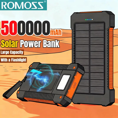Power Bank Solaire 50000mAh Charge Super Rapide