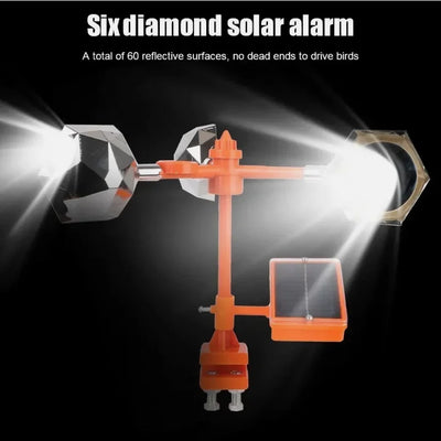 Effaroucheur Solaire et Éolien Réfléchissant 360° pour Ferme