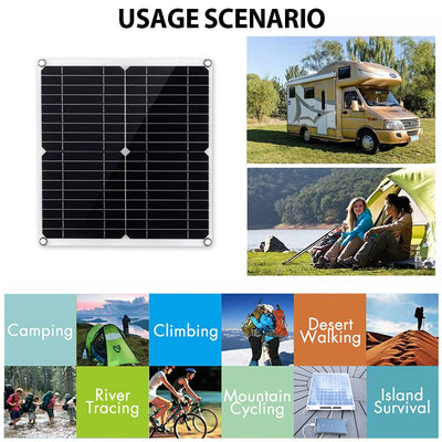 Kit Solaire Complet 30000W Onduleur Double Panneau