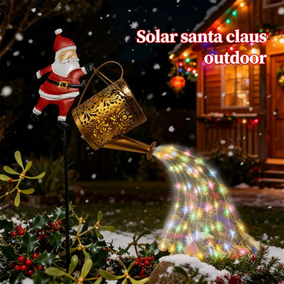 Lanterne Solaire Arrosoir Vintage LED Étanche Noël