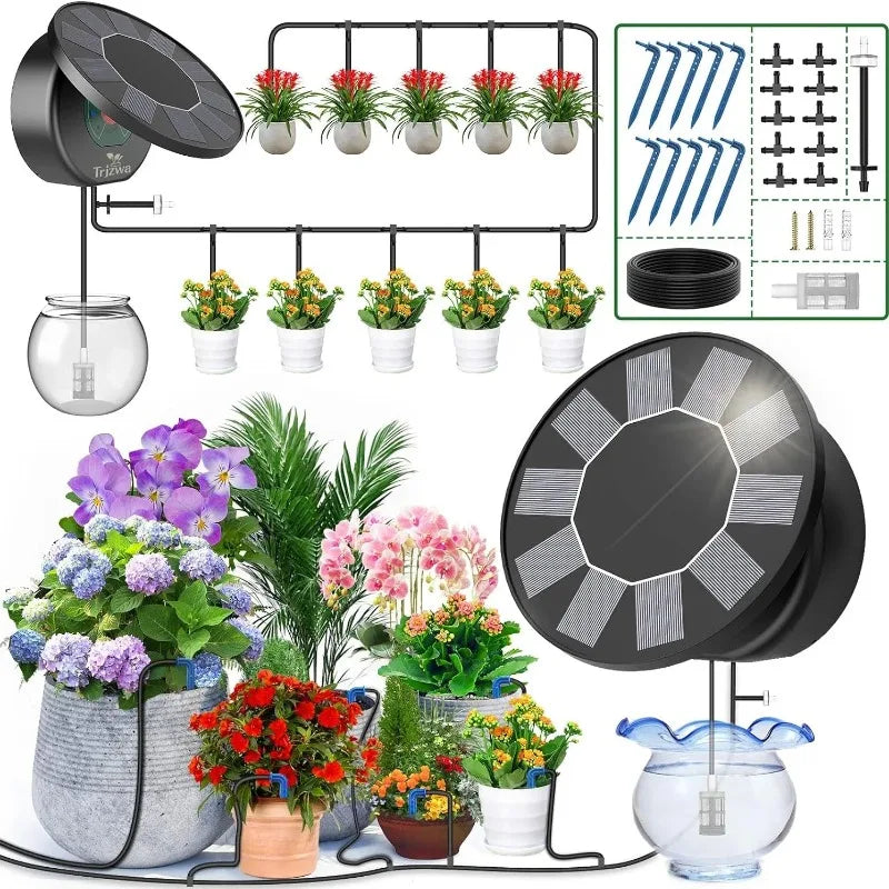 Kit d'Irrigation Solaire Goutte-à-Goutte Automatique
